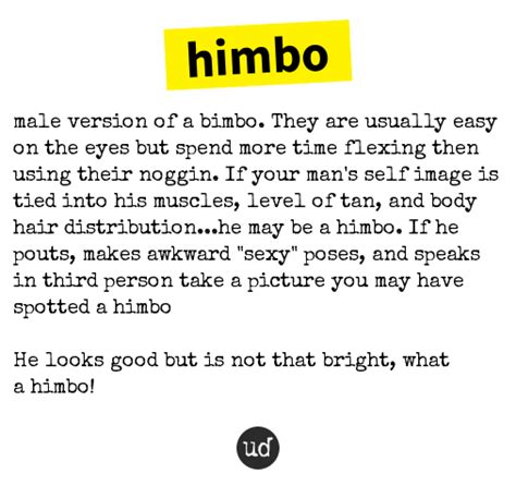 himbo urban dictionary|himbo meaning slang.